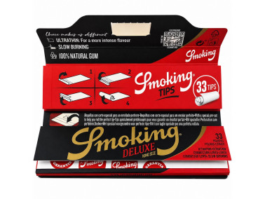 Бумага для самокруток Smoking KS DE LUXE + Фильтры Tips