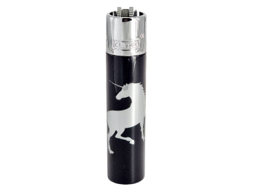 Зажигалка Clipper металл Unicorn Silver