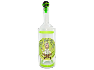 Водник из стекла для курения «Rick  Don't Worry»