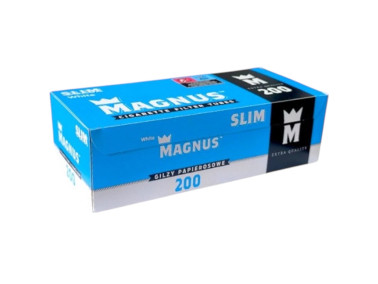 Гильзы для сигарет  "Magnus Slim White" - 200 шт. (6.5мм)