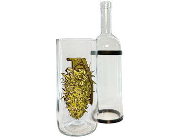 Водный из стекла «Weed Green Grenade»