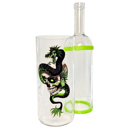 Водный бонг для курения из стекла «Snake Skull»