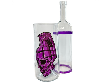 Водний бонг для куріння «Skull Grenade»