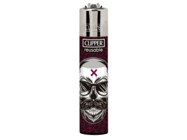 Зажигалка Clipper Classic "Astro Skulls" #3