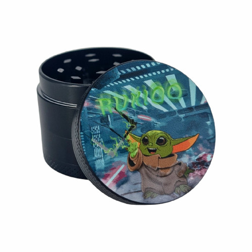 Набор для курения травы с трубкой из 5 предметов "Rukioo - Yoda"