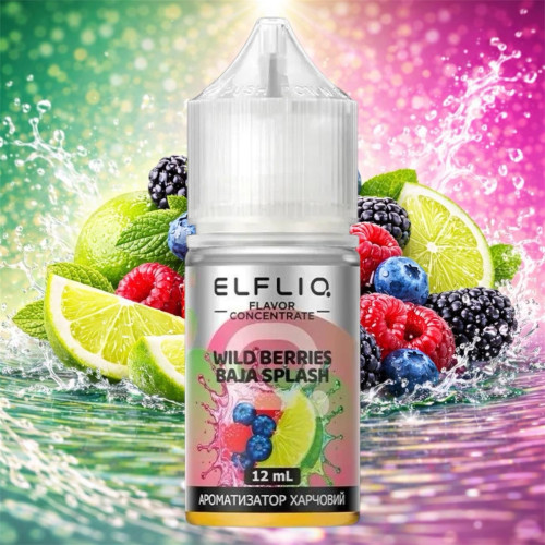 Набор для самозамеса Elf Liq Wild Berries Baja Splash 30 мл 50 мг со вкусом лесных ягод