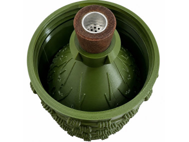 Акриловий водний для куріння з кришкою Green