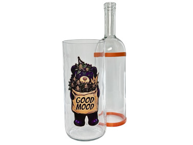 Бонг - Воднік для куріня з скла «Good Mood»