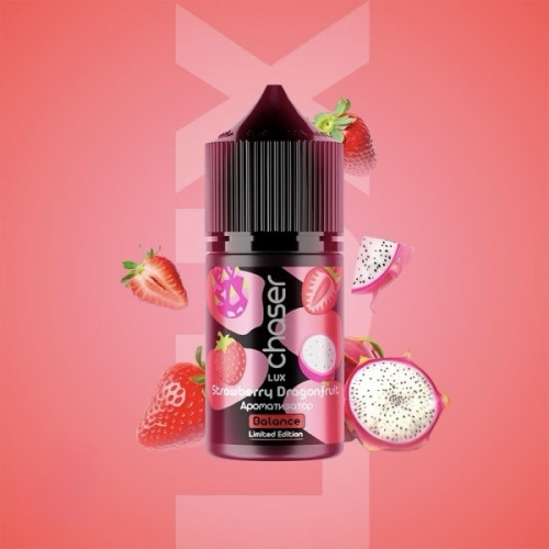 Набор для самозамеса Chaser Lux Strawberry Dragonfruit 50 мг 30 мл со вкусом клубника и фруктовый дракон