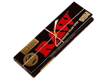 Бумага для самокруток RAW Black Single Wide