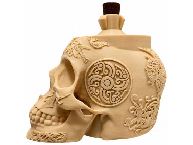 Акриловий водний для куріння Scull Beige