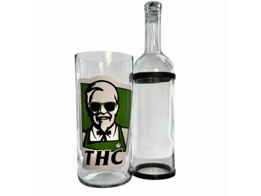 Водный для курения из стекла «THC»