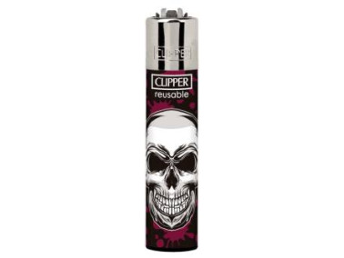 Зажигалка Clipper Classic "Astro Skulls" #4