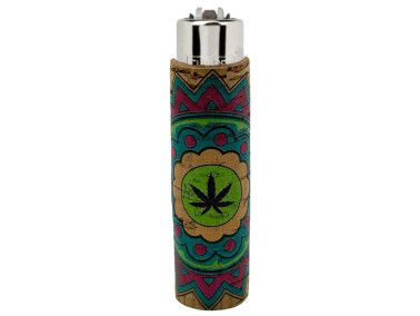 Зажигалка многоразовая Clipper "Natural cork" в корковом чехле 