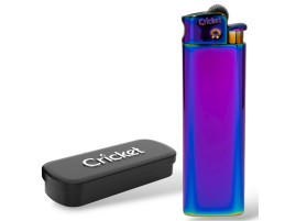 Зажигалка Cricket Deluxe металл турбо Chameleon