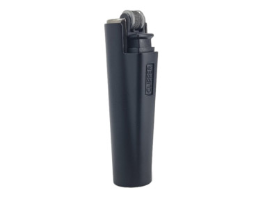 Зажигалка Clipper Mini Metal Case Black в металлическом чехле 