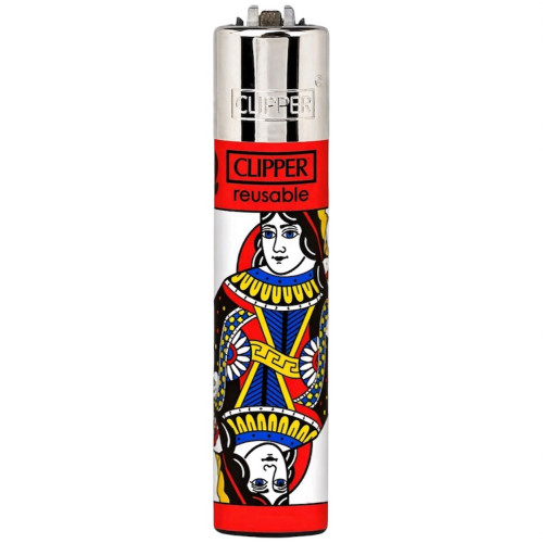 Зажигалка Clipper Classic Deck Red