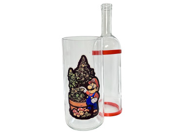 Бонг - Воднік для куріня з скла "Mario"
