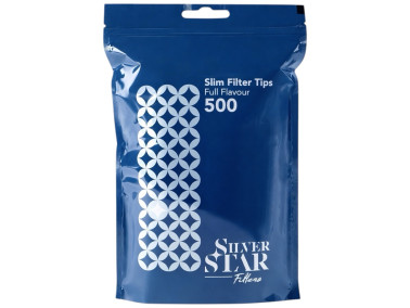 Фильтры для самокруток Silver Star 6х15мм 500шт