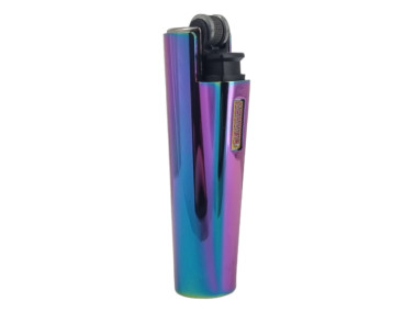 Зажигалка Clipper Mini Metal Case Ice в металлическом чехле 