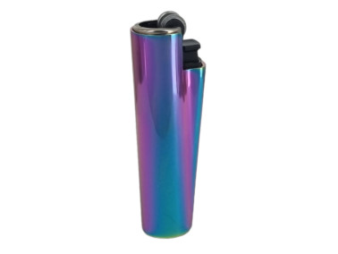 Зажигалка Clipper Mini Metal Case Ice в металлическом чехле 