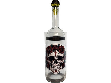 Бонг - Водник для курения из стекла «Rose Skull» 