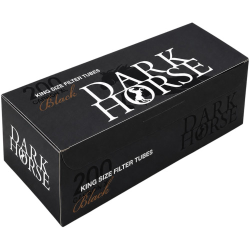 Гильзы для сигарет Dark Horse Carbon Black King Size 200 шт 24 мм