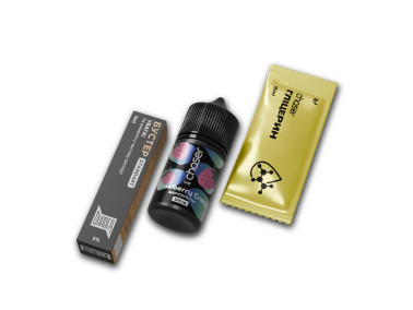 Набор для самозамеса Chaser Lux Strawberry Cream 65 мг 30 мл со вкусом клубничного крема