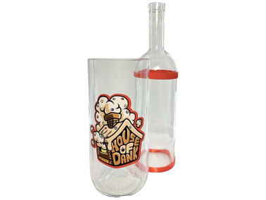 Водний бонг з скла «House of Dank Brown»