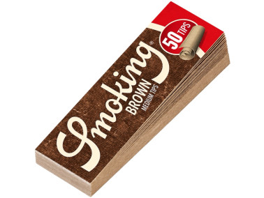 Фильтра для самокруток SMOKING BROWN TIPS (50 шт)