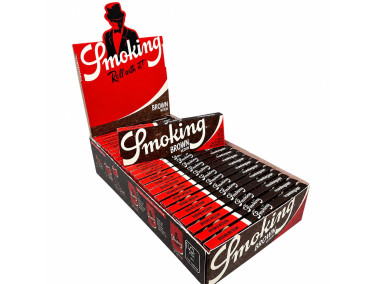 Бумага для самокруток Smoking MEDIUM BROWN 77 x 44 мм 50 (коричневая)