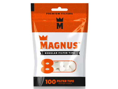 Фильтры для самокруток Magnus 8х15мм (100шт).