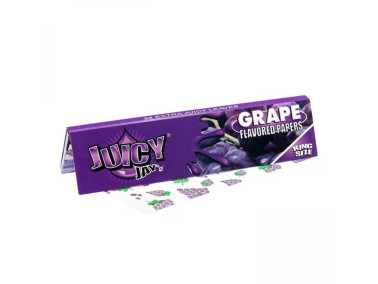 Папір для самокруток JUICY JAY’S GRAPE KING SIZE SLIM зі смаком винограду