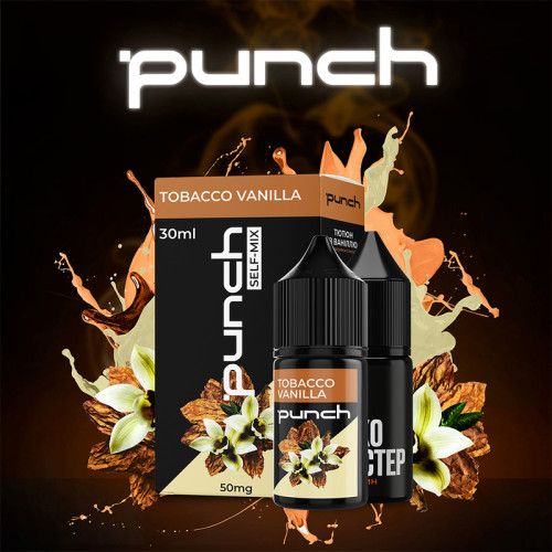 Набор для самозамеса Punch Tobacco Vanilla 30 мл 50 мг со вкусом табака с ванилью