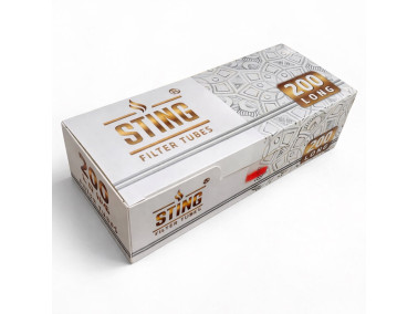 Гильзы для сигарет с белым фильтром Sting white 200шт