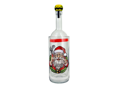 Бонг - Водник для курения из стекла «Santa» Новогодний
