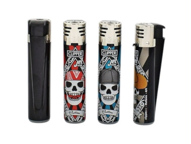 Зажигалка турбо Clipper Jet Skull in a hat