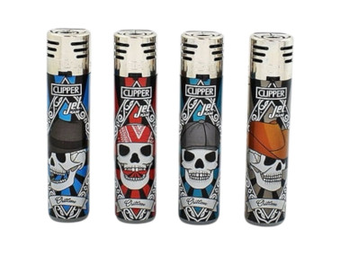 Зажигалка турбо Clipper Jet Skull in a hat