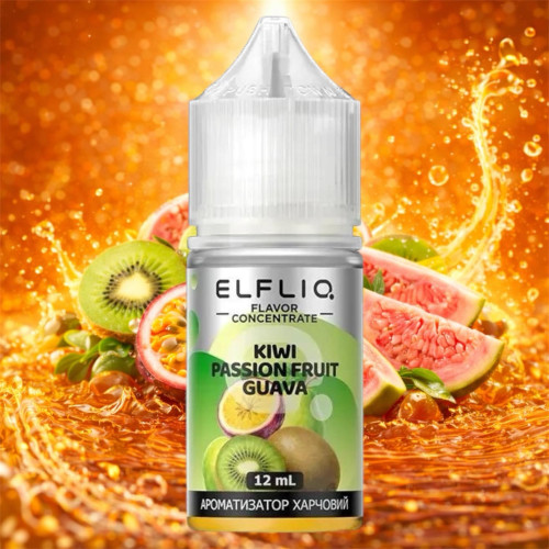 Набор для самозамеса Elf Liq Kiwi Passion Fruit Guava 30 мл 50 мг со вкусом киви, маракуи и гуавы