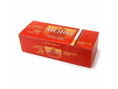 Гильзы для сигарет с длинным фыльтром "MORO" 200 шт. 24 мм
