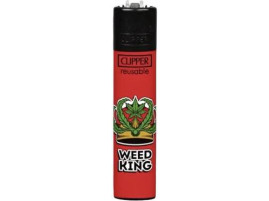 Зажигалка Clipper mini "Weed King" #1