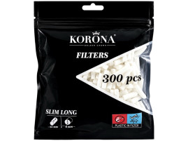 Фильтра для самокруток KORONA SLIM LONG 6х22 мм (300 шт)