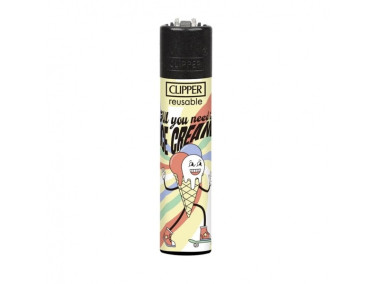 Зажигалка Clipper Classic Ice Cream Cone Yellow