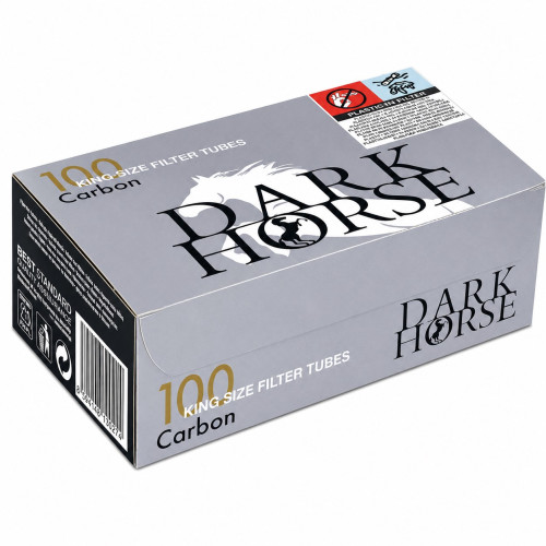 Гильзы для сигарет Dark Horse Carbon 100 шт
