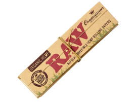 Бумага для самокруток + фильтра RAW Connoisseur King Size Organic Hemp