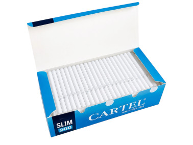 Гильзы для сигарет Cartel Slim Blue 6.5 200 шт