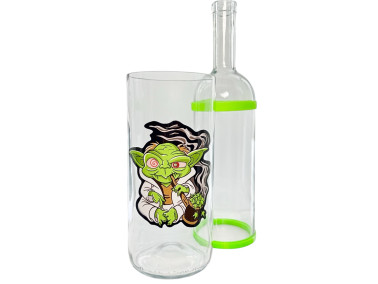 Бонг - Воднік для куріня з скла «Yoda Weed»