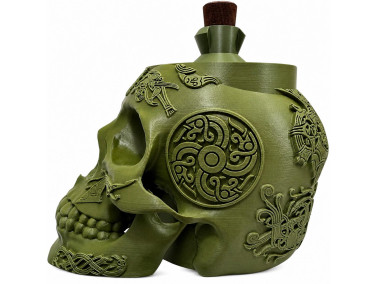 Акриловий водний для куріння Scull Green