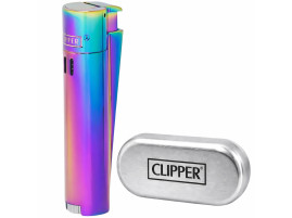 Зажигалка Clipper Jet металл турбо Chameleon