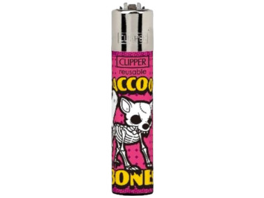 Зажигалка Clipper Classic Wild Bones Pink